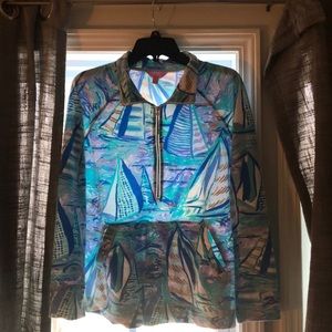 Lilly Pulitzer Half-Zip Popover
